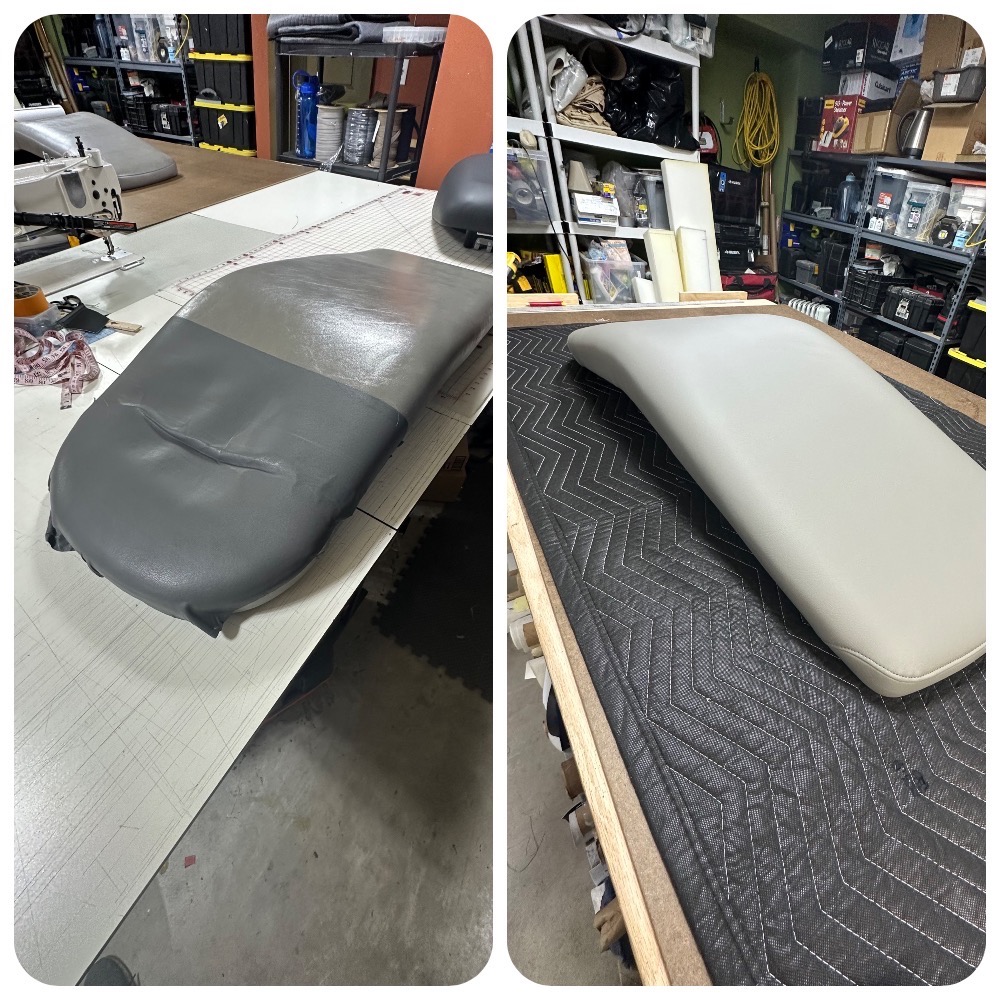 Upholstery services before and AFTER